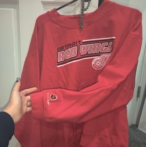 ORIGINAL NEW RED WINGS Detroit crew neck NHL merch